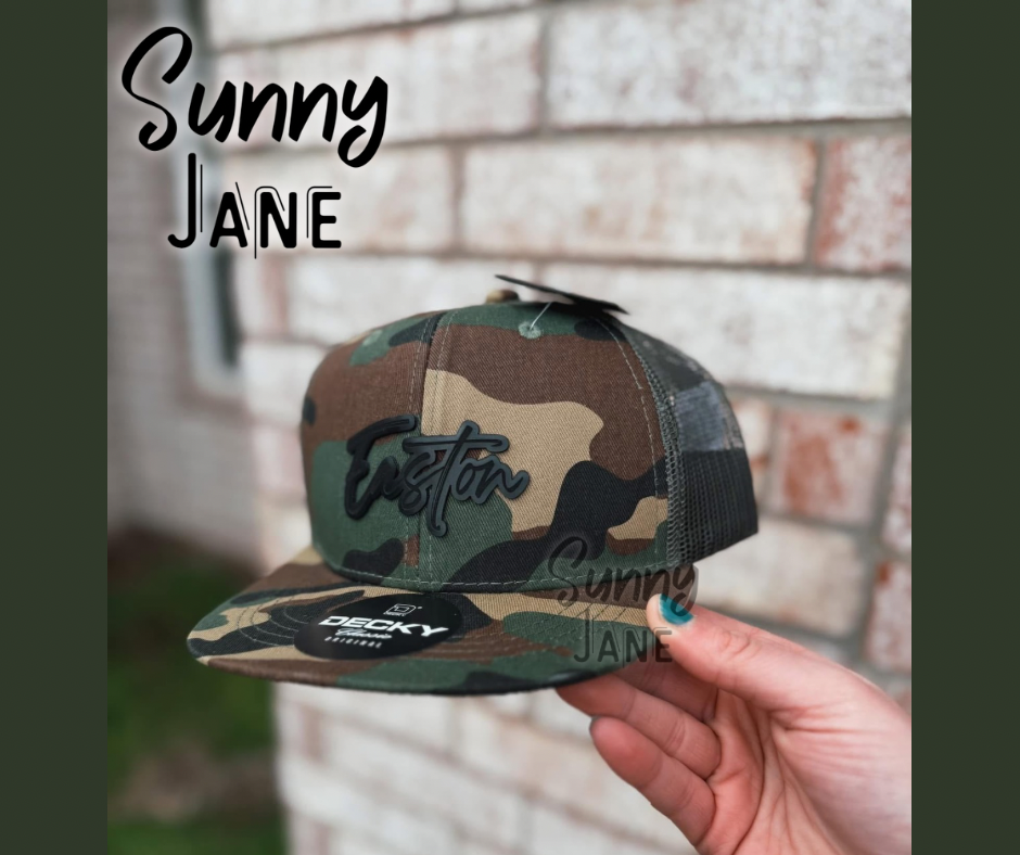 Name Patch Hat