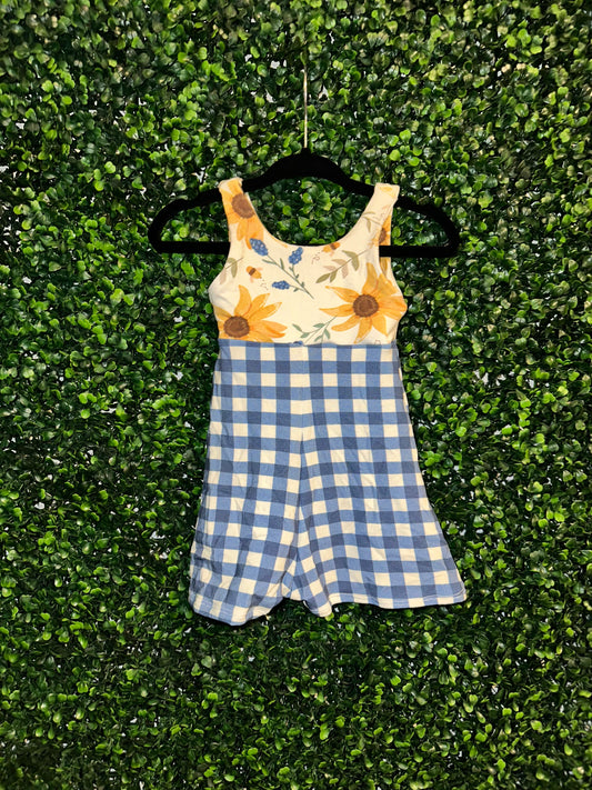 Sunflower Petal Romper 6-9m
